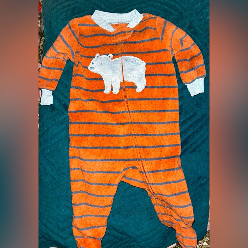 0-3 months feetie pajamas